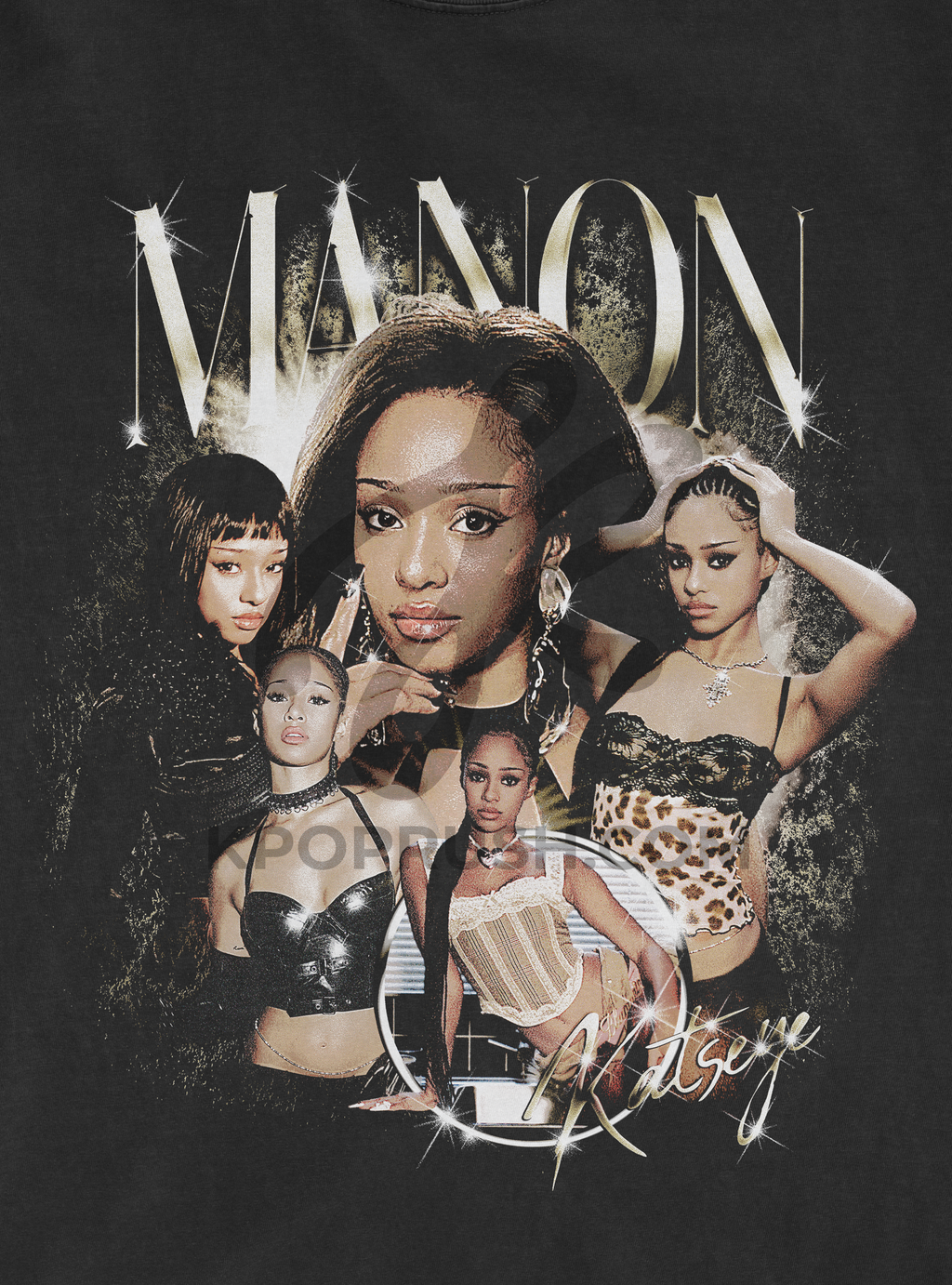 KATSEYE Manon 'Beautiful Chaos' Vintage Bootleg T Shirt