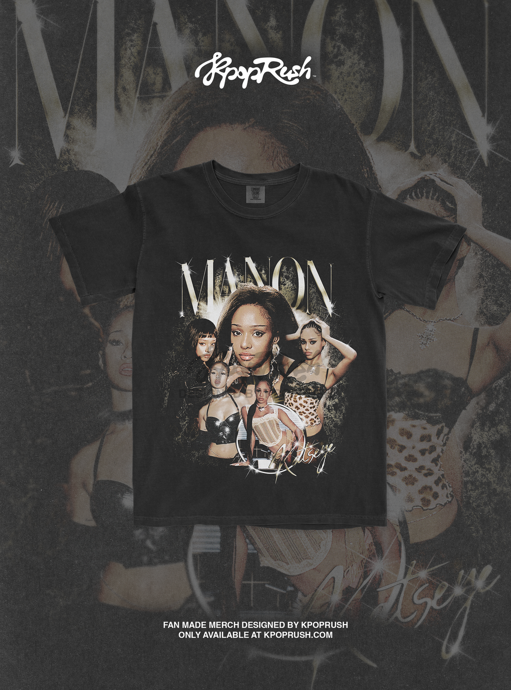 KATSEYE Manon 'Beautiful Chaos' Vintage Bootleg T Shirt