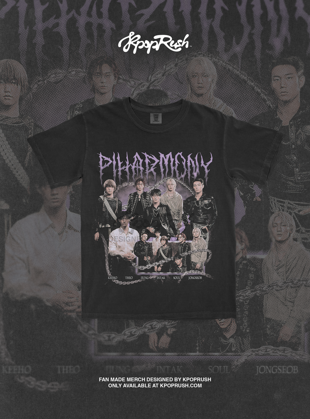 P1HARMONY Graphic T Shirt