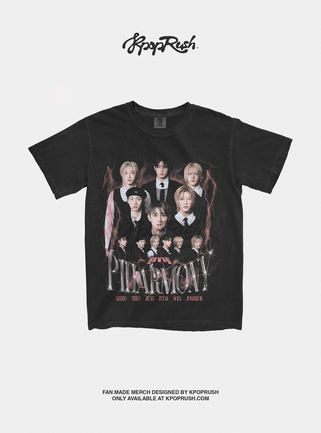 P1HARMONY Band Graphic T Shirt