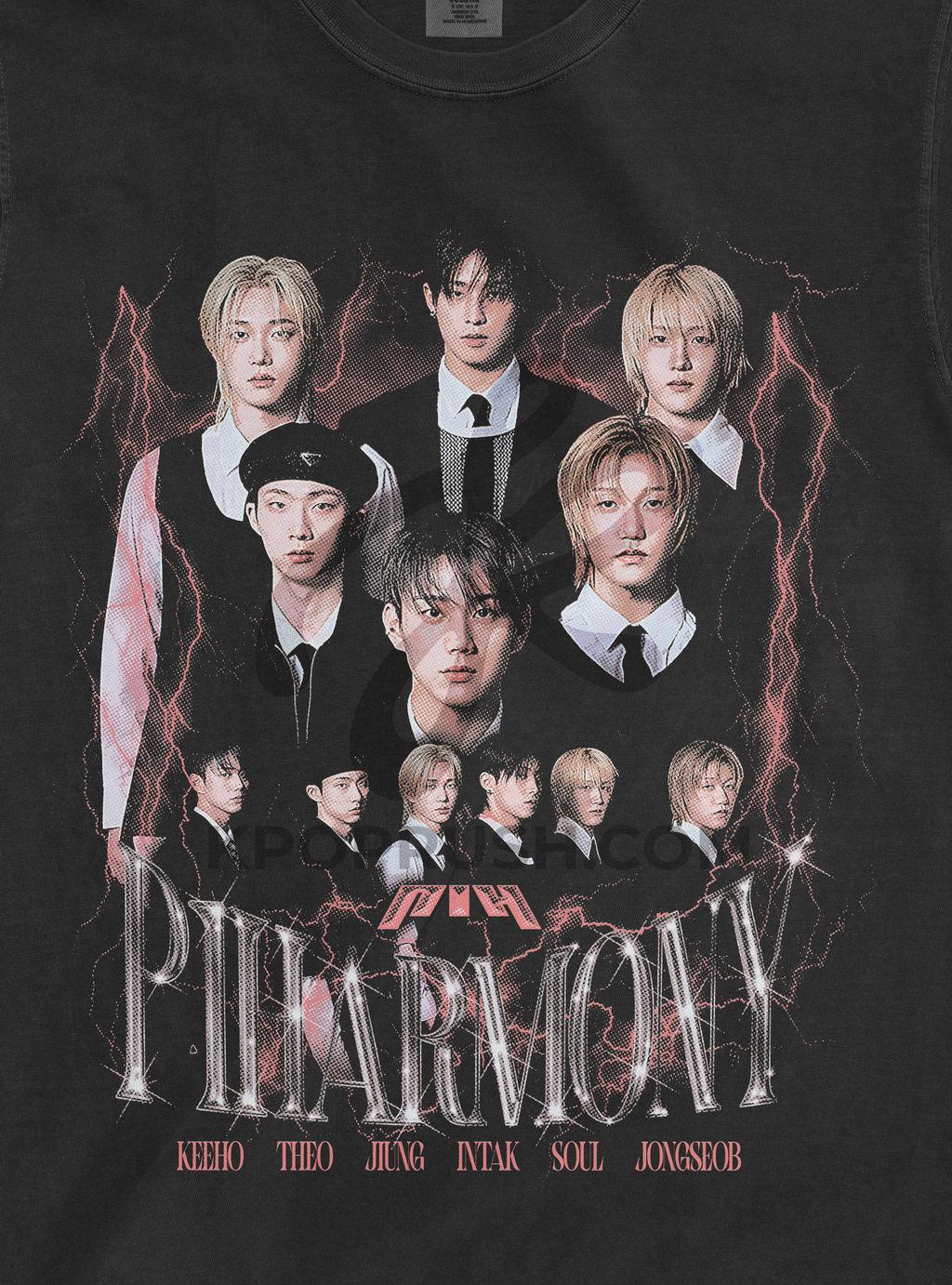 P1HARMONY Band Graphic T Shirt