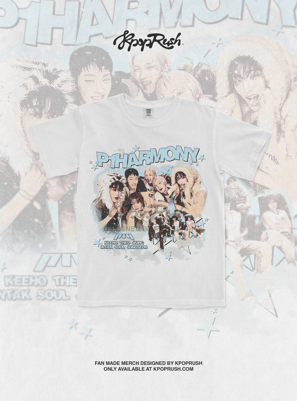 P1HARMONY 'DUH!' U Ver. Graphic T Shirt