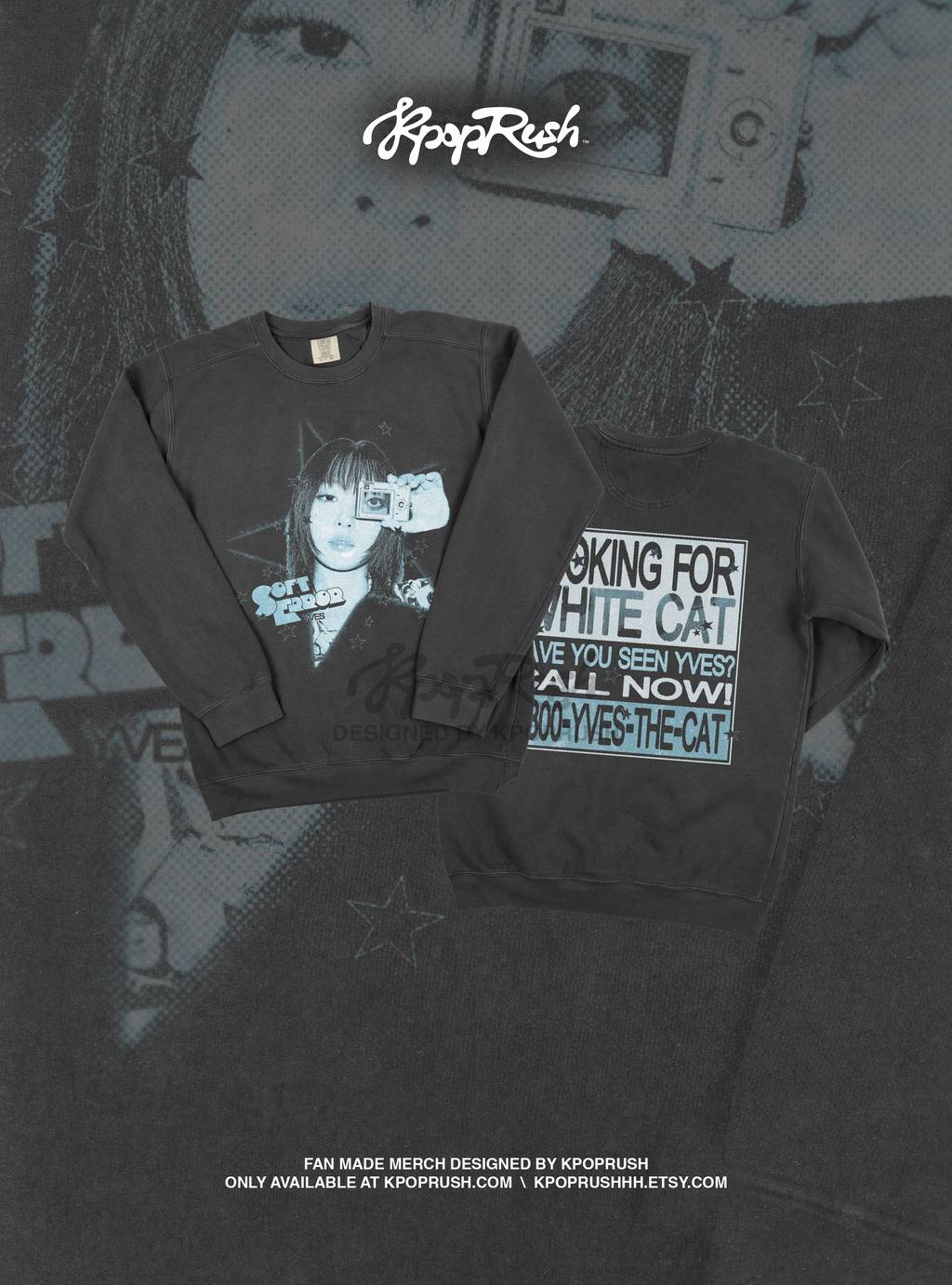 YVES 'Have You Seen Yves?' Graphic Sweatshirt