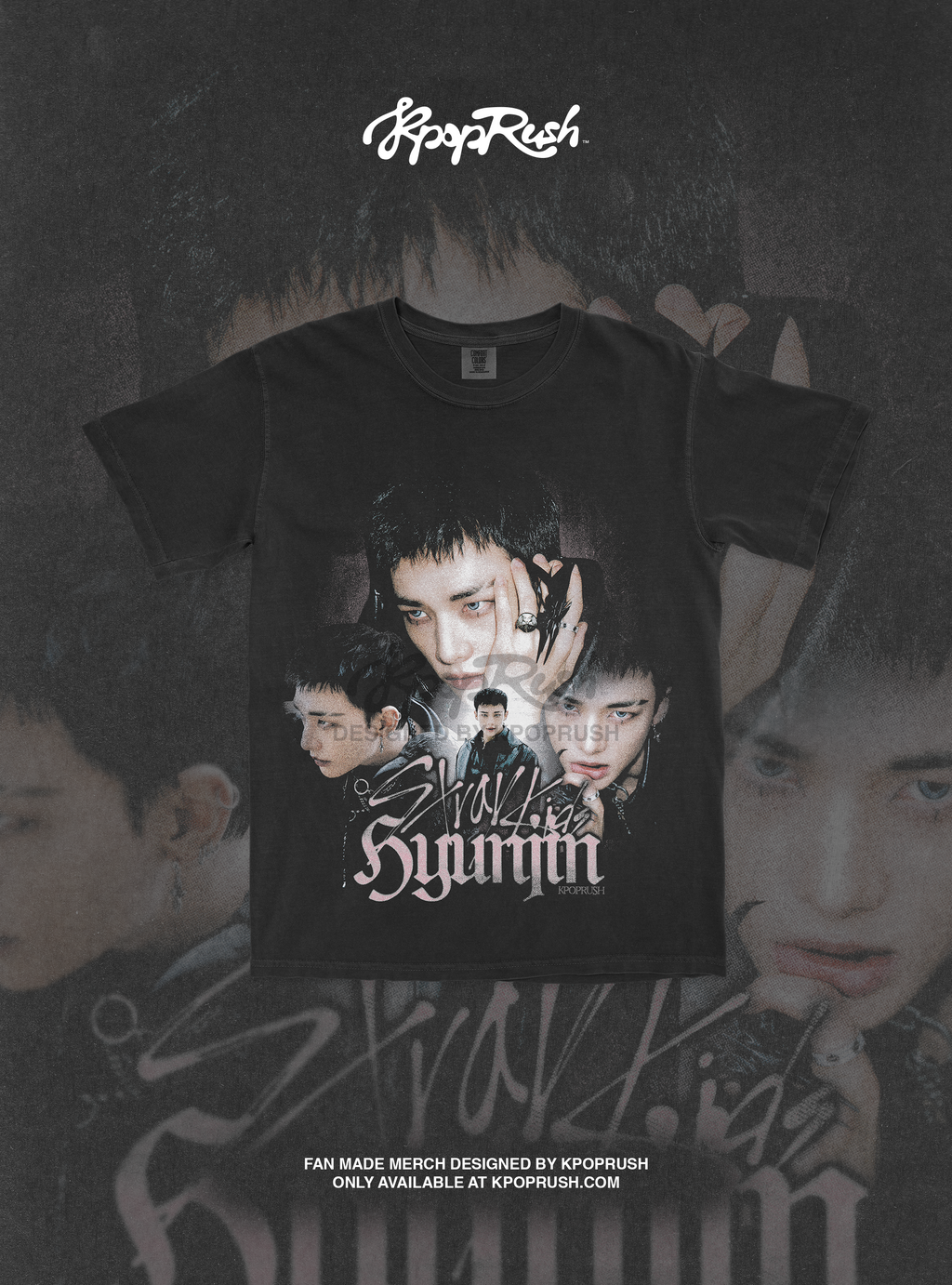 STRAY KIDS Hyunjin 'SKZ It Tape Do it' Graphic T Shirt