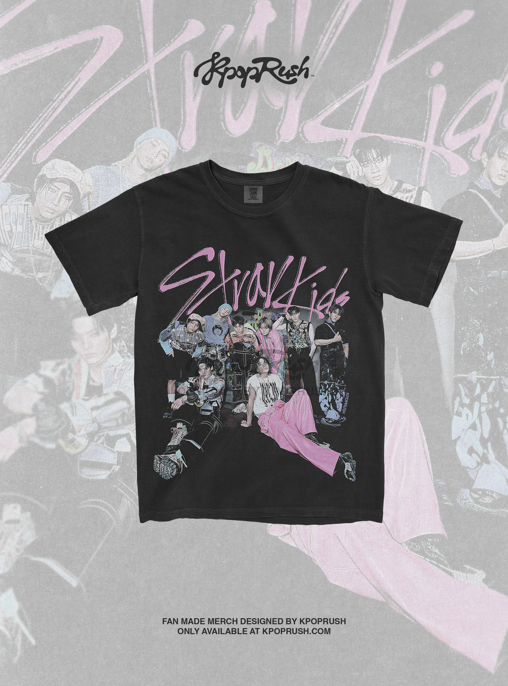STRAY KIDS Band Graphic T Shirt