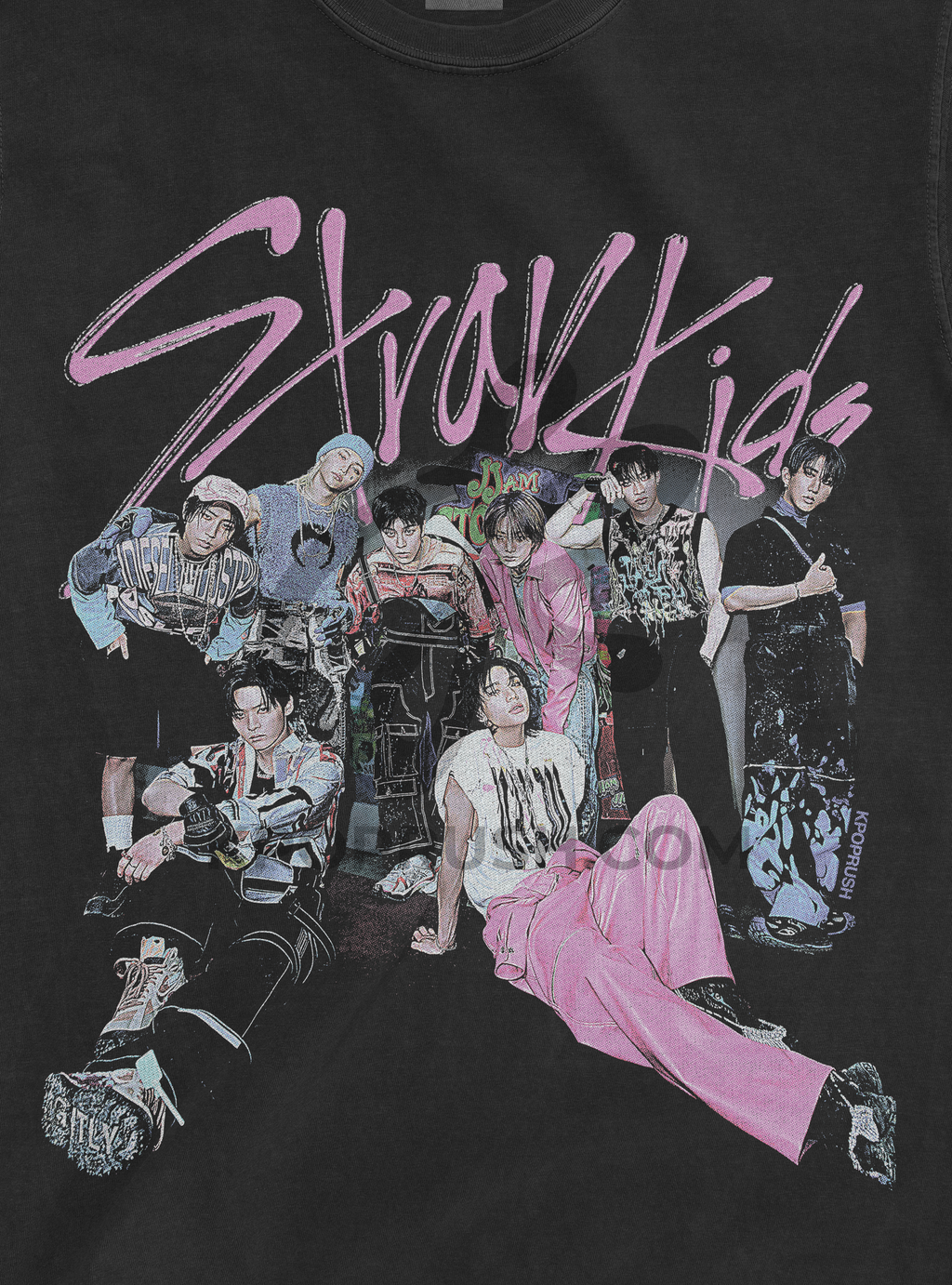 STRAY KIDS Band Graphic T Shirt
