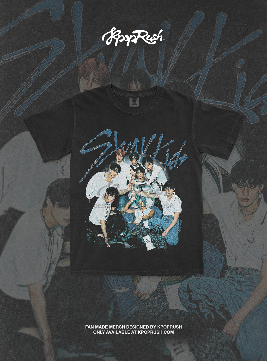 STRAY KIDS Band Graphic T Shirt