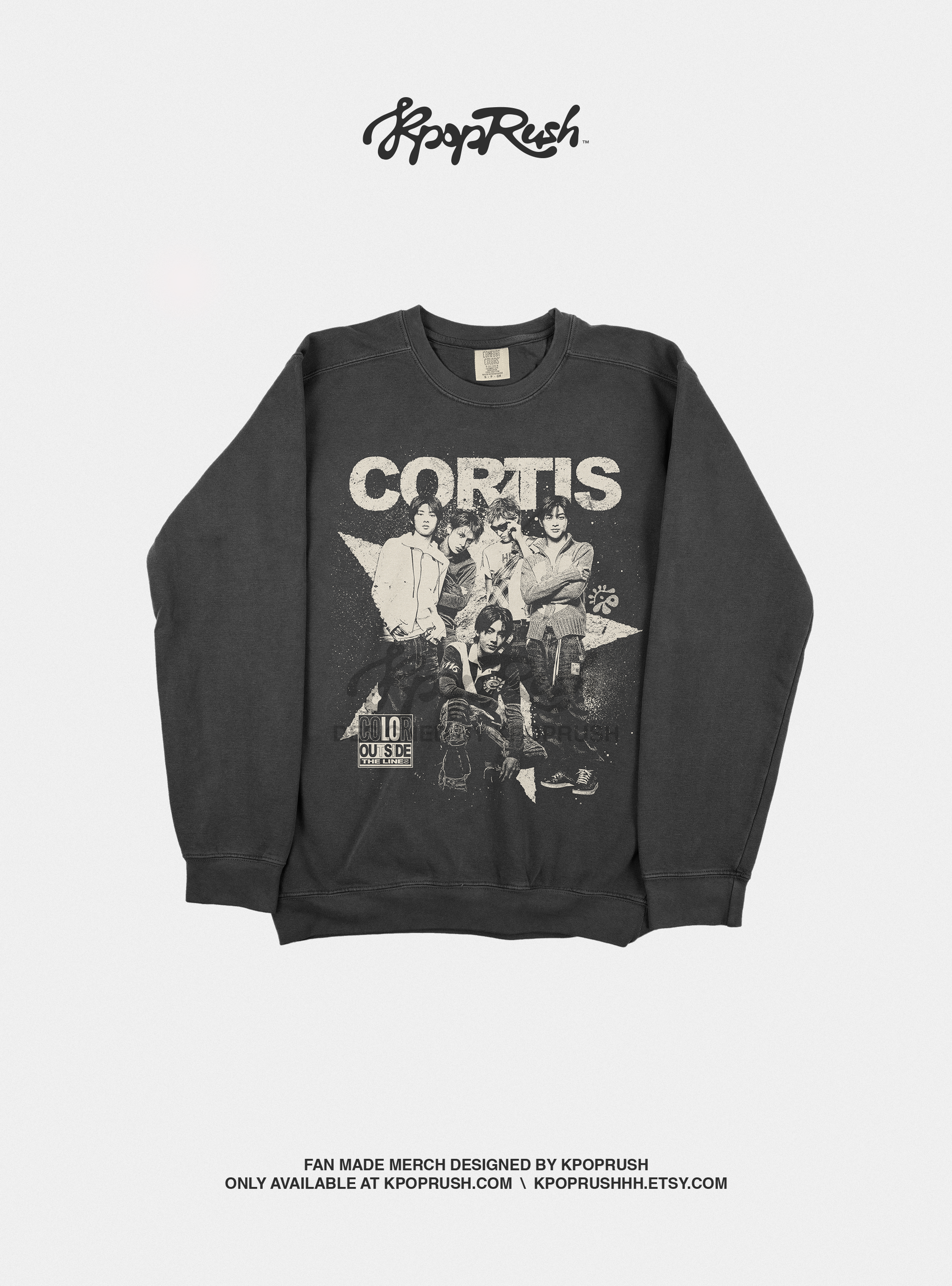 CORTIS Vintage 90s Bootleg Graphic Sweatshirt