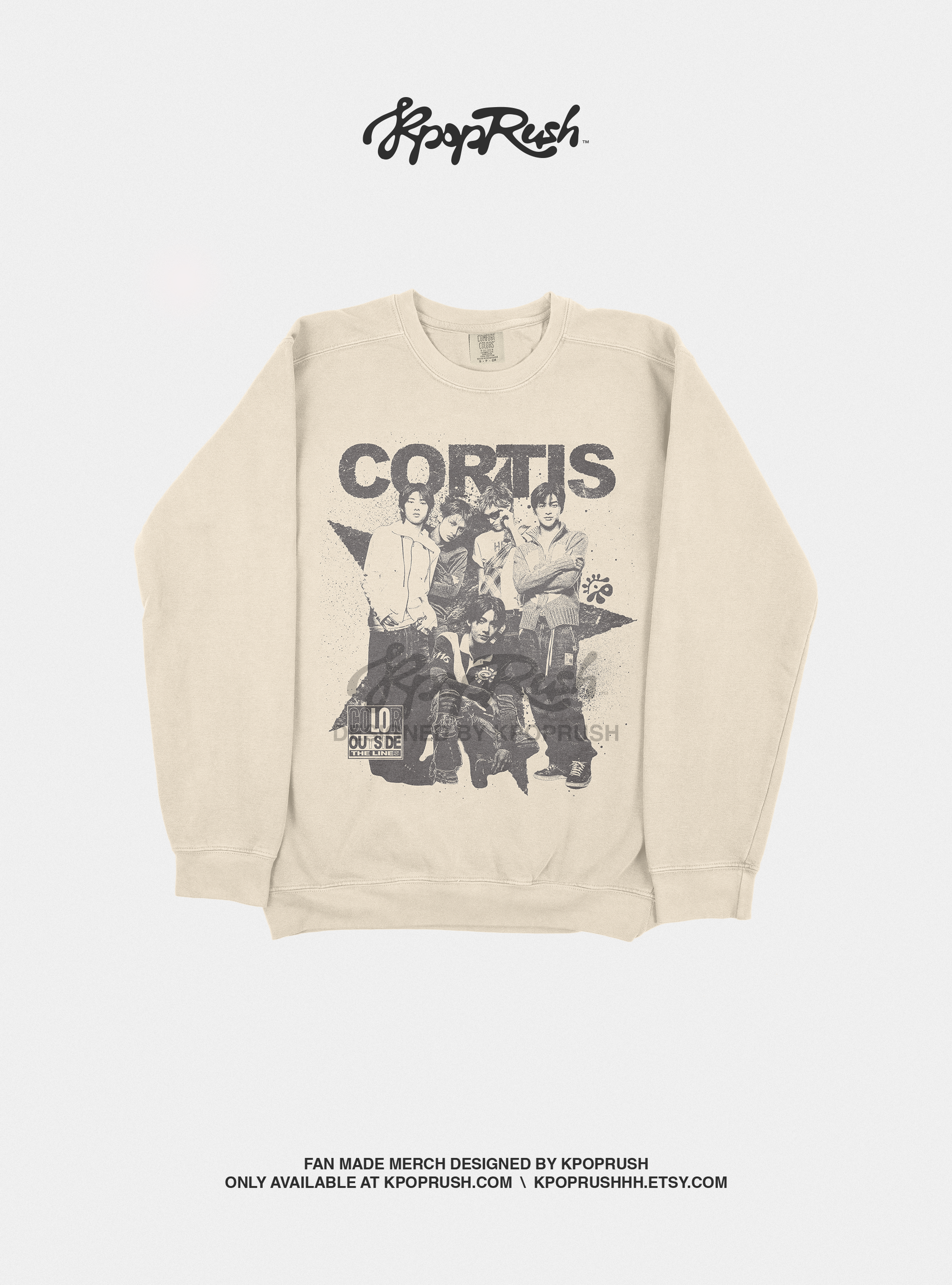 CORTIS Vintage 90s Bootleg Graphic Sweatshirt