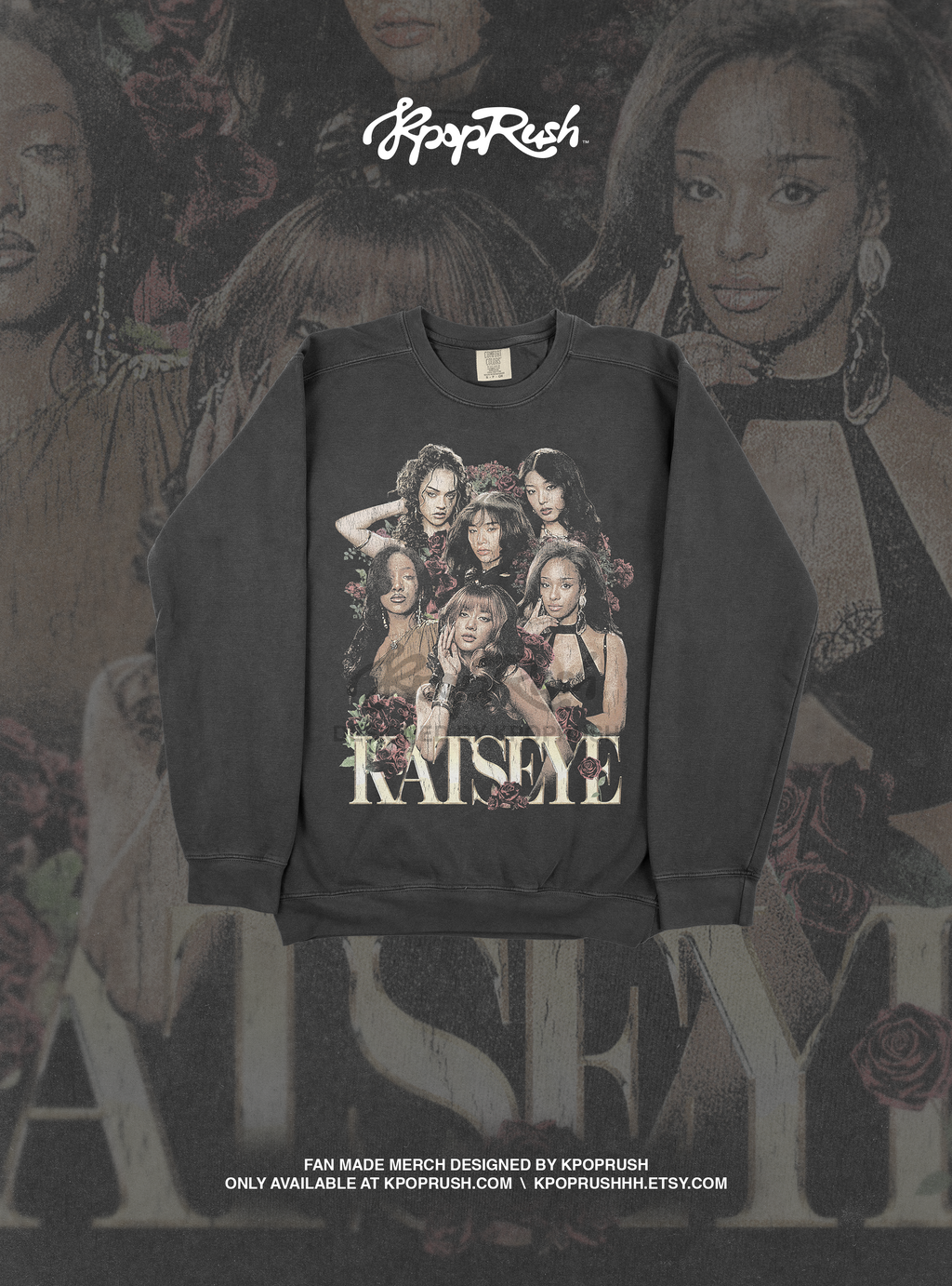 KATSEYE Gabriela Vintage Sweatshirt