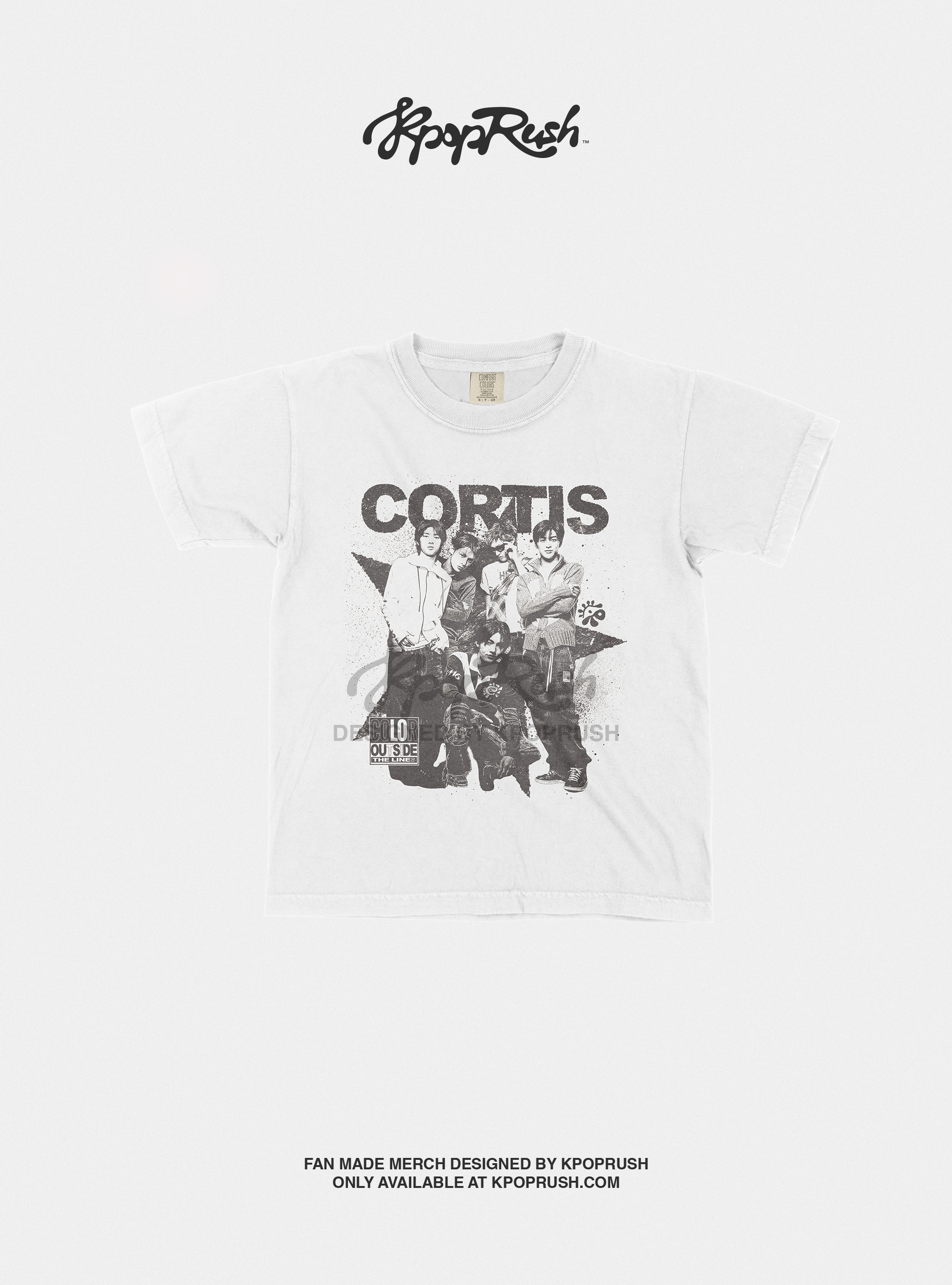 CORTIS Vintage 90s Graphic Baby Tee