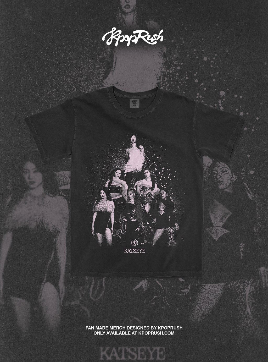 KATSEYE Beautiful Chaos Tour Vintage T Shirt