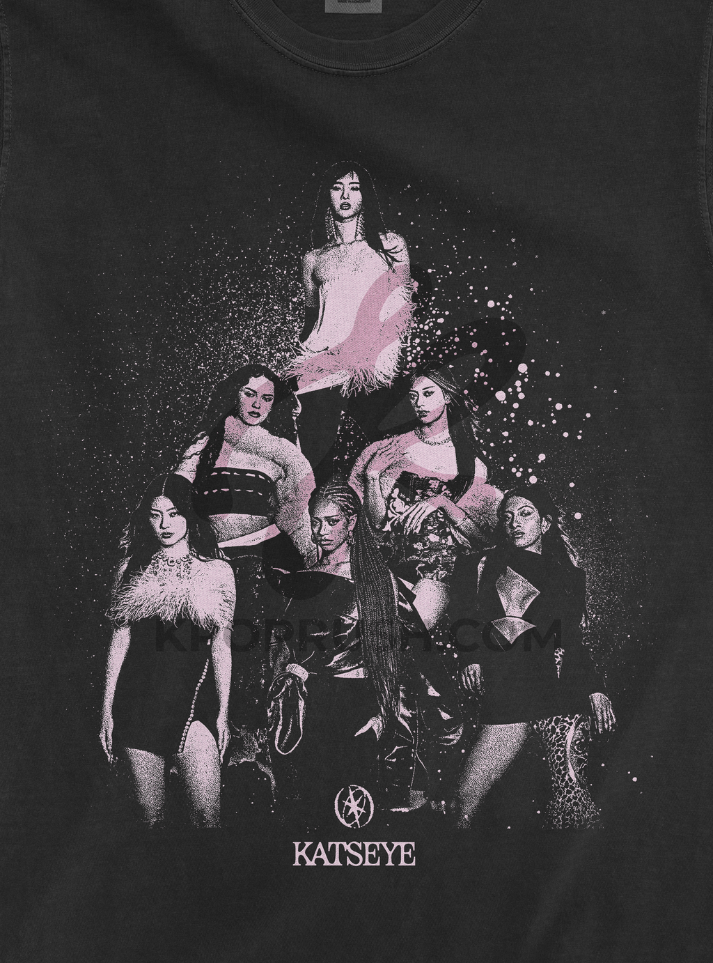 KATSEYE Beautiful Chaos Tour Vintage T Shirt