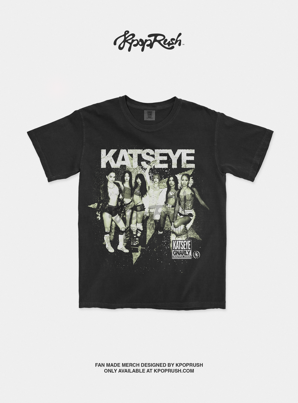 KATSEYE Beautiful Chaos Tour Vintage T Shirt, Gabriela Tee