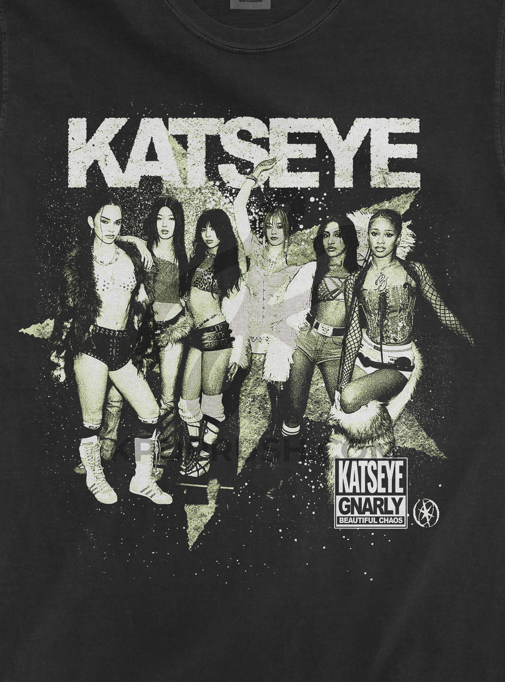 KATSEYE Beautiful Chaos Tour Vintage T Shirt, Gabriela Tee