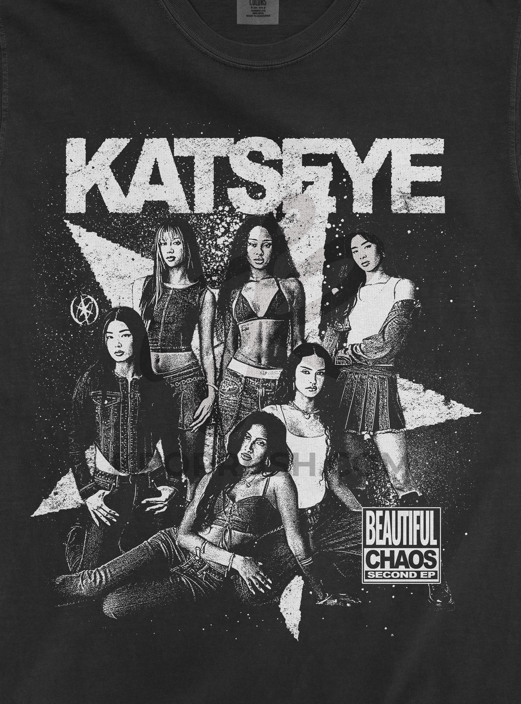KATSEYE Beautiful Chaos Tour Vintage T Shirt