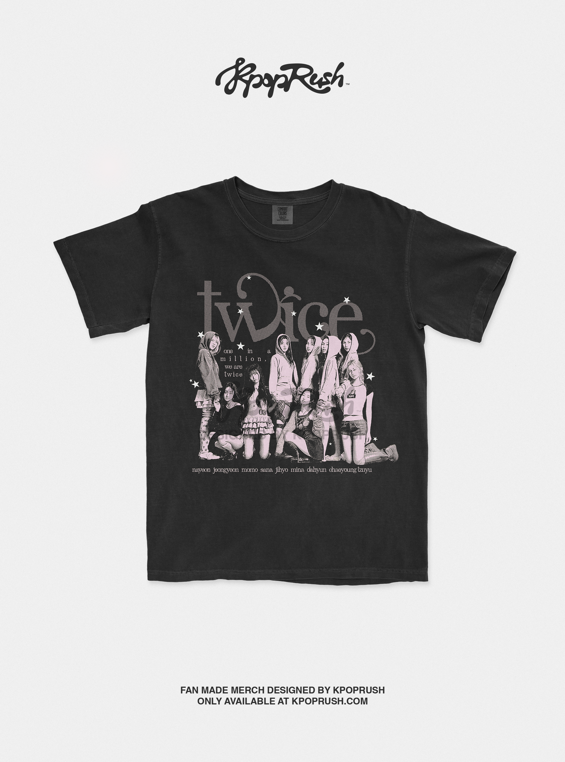 TWICE One In A Million Graphic T Shirt