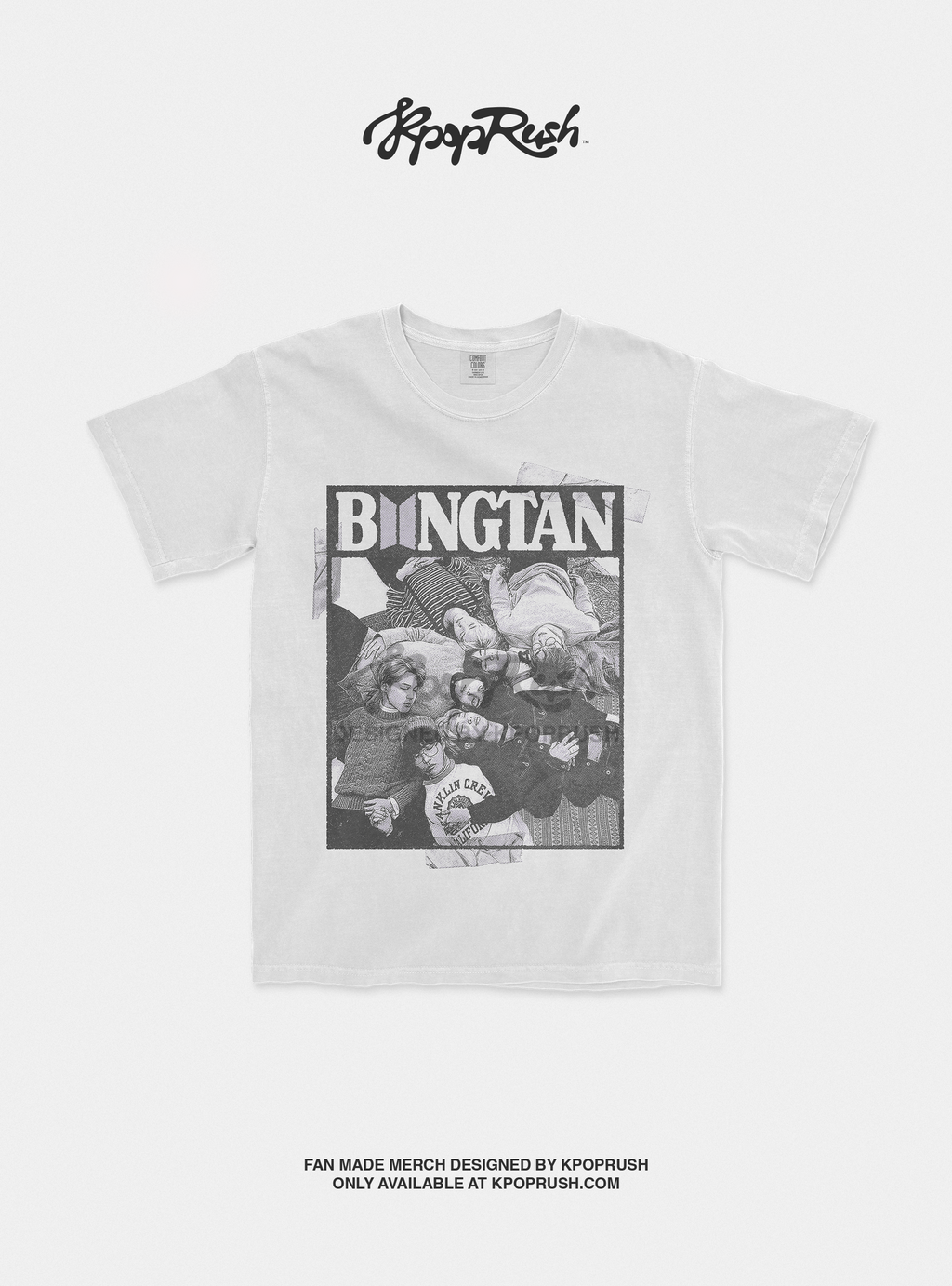 BTS Bangtan Boys Vintage Graphic T Shirt