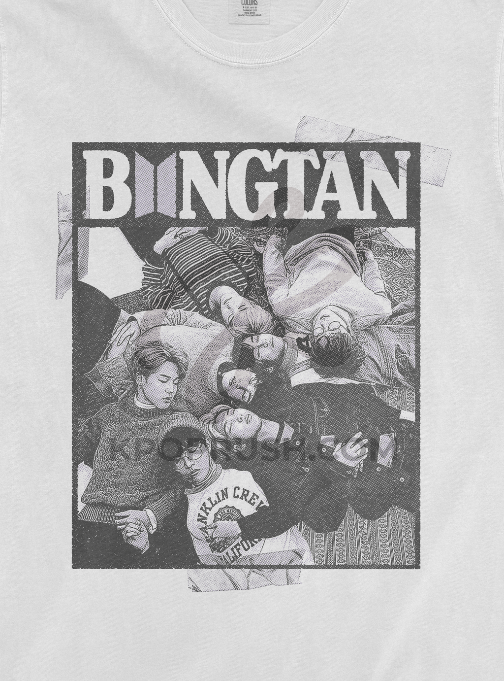 BTS Bangtan Boys Vintage Graphic T Shirt