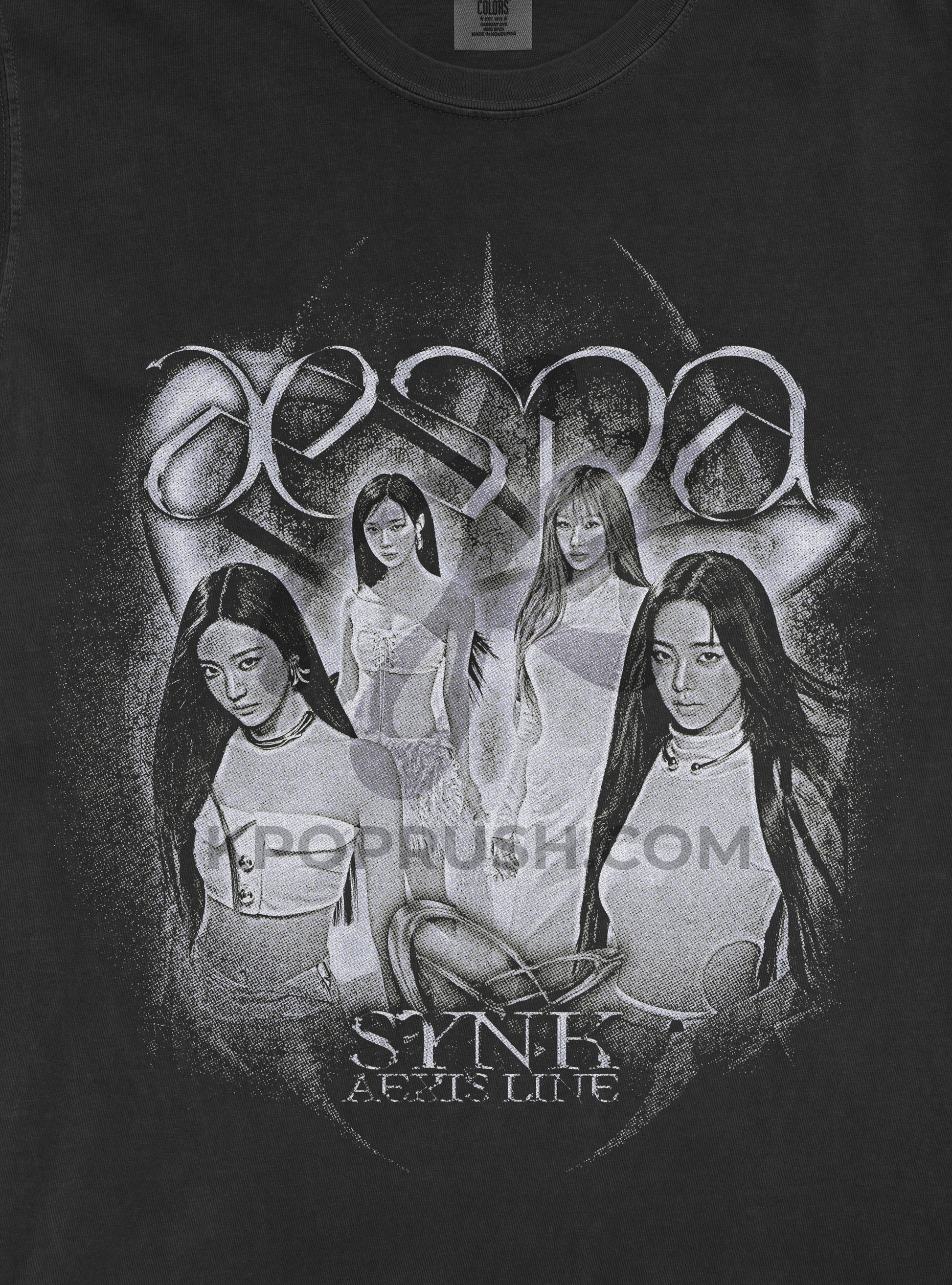 Aespa 'Synk Aexis Line' T Shirt – Kpop Rush Aespa 'Synk Aexis Line' T Shirt – Kpop Rush