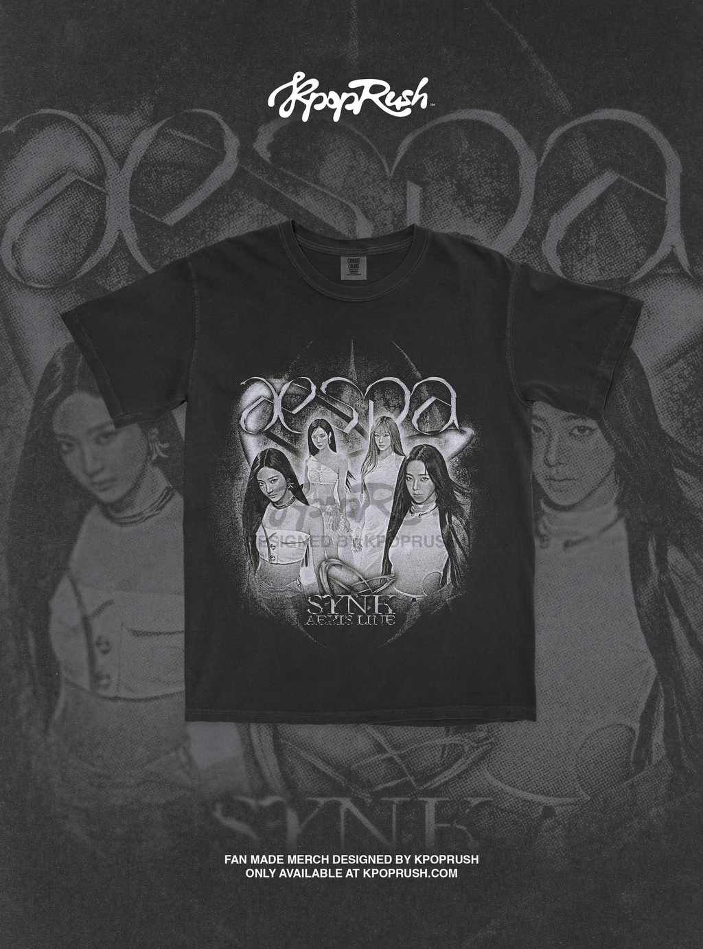 Aespa 'Synk Aexis Line' T Shirt