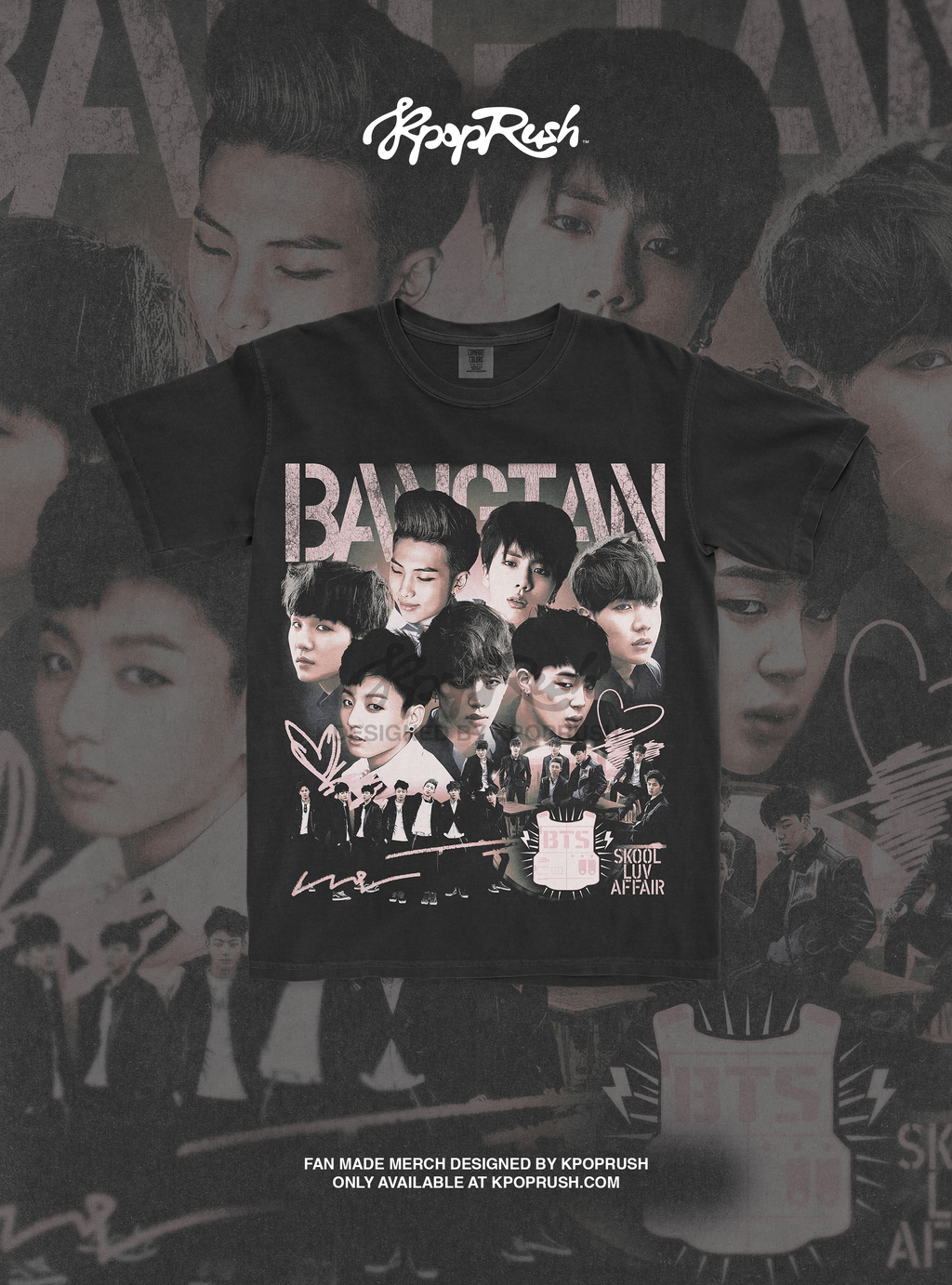 BTS Skool Luv Affair Graphic T Shirt