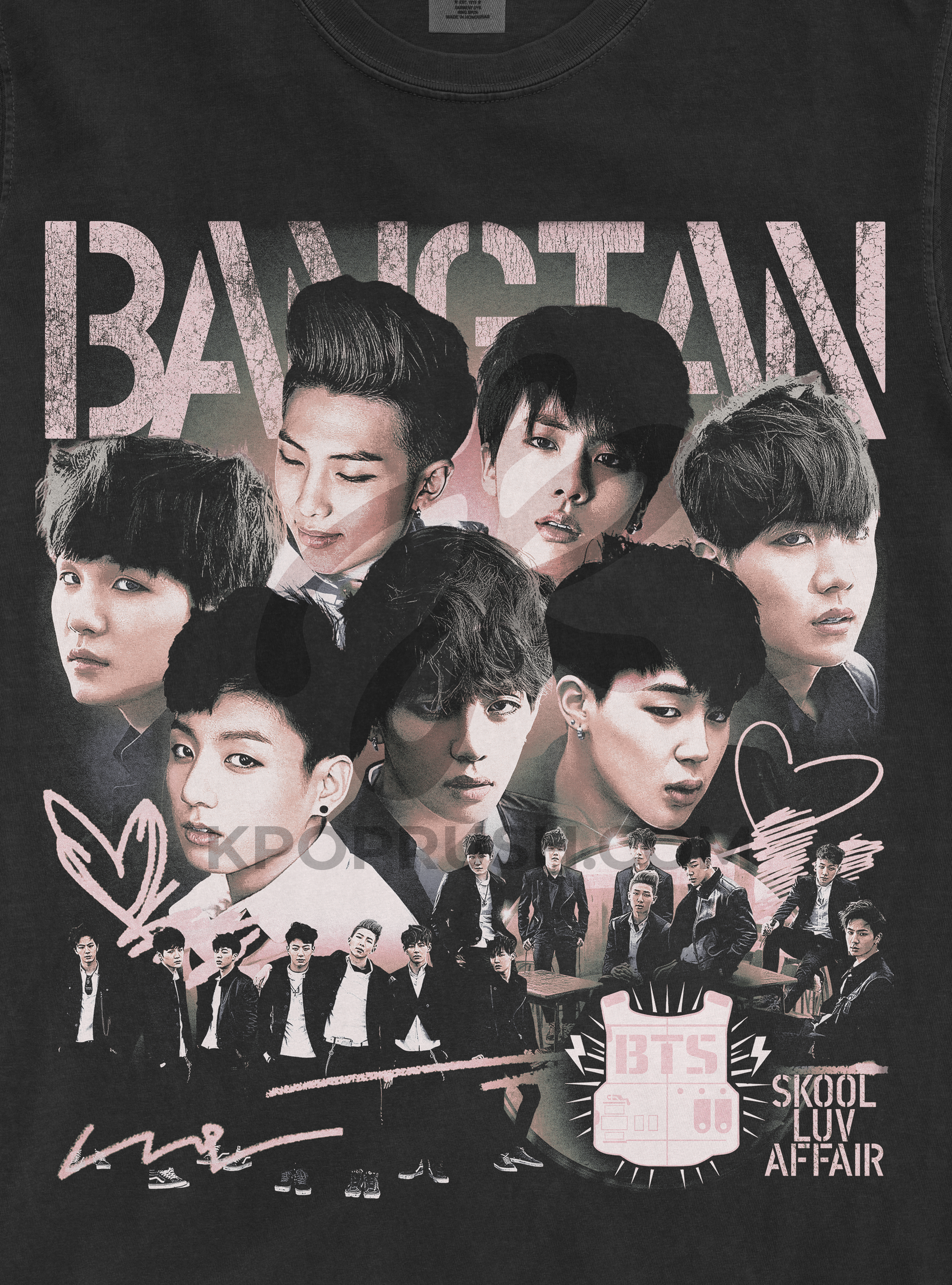 BTS Skool Luv Affair Graphic T Shirt