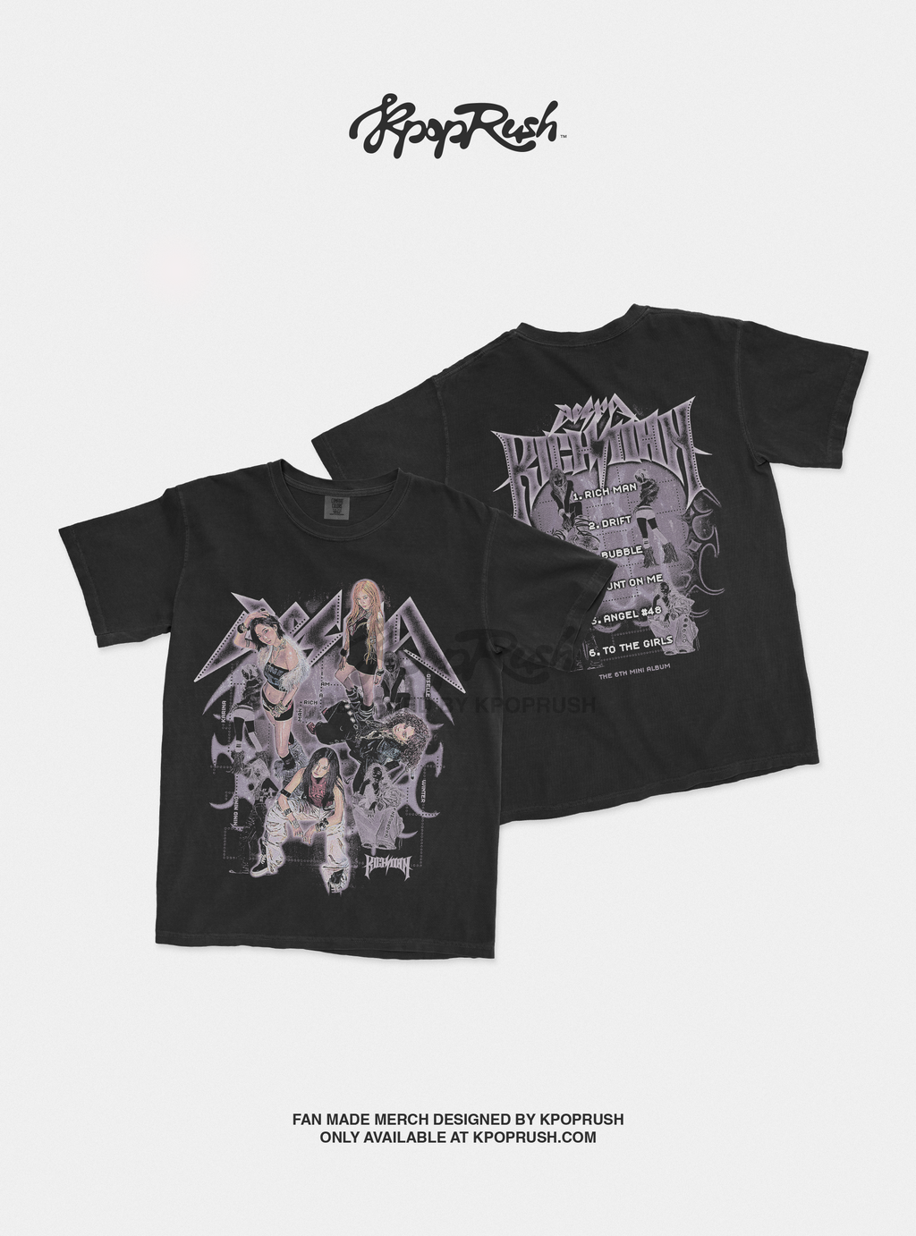 Aespa 'Rich Man' Album T Shirt