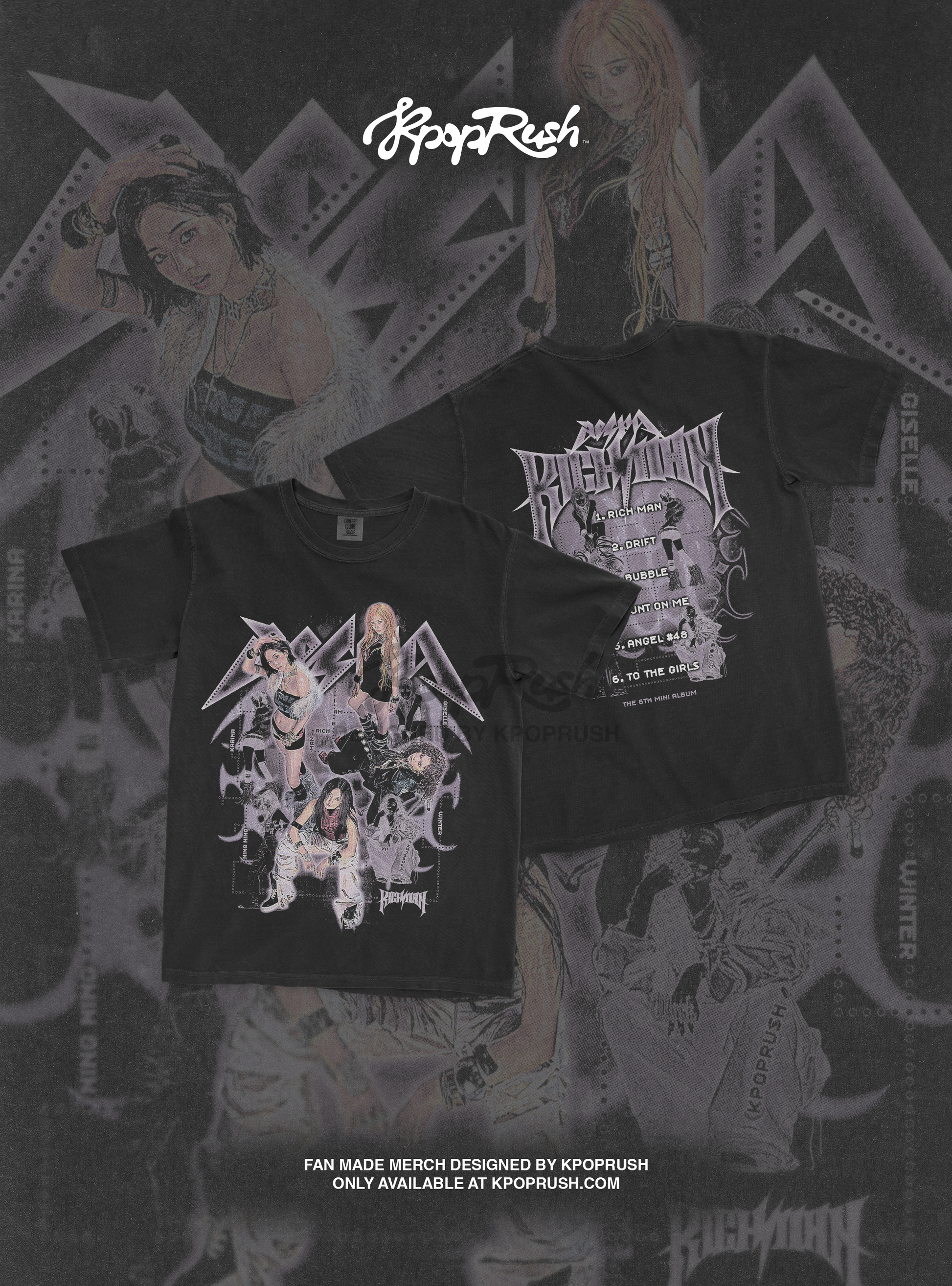 Aespa 'Rich Man' Album T Shirt