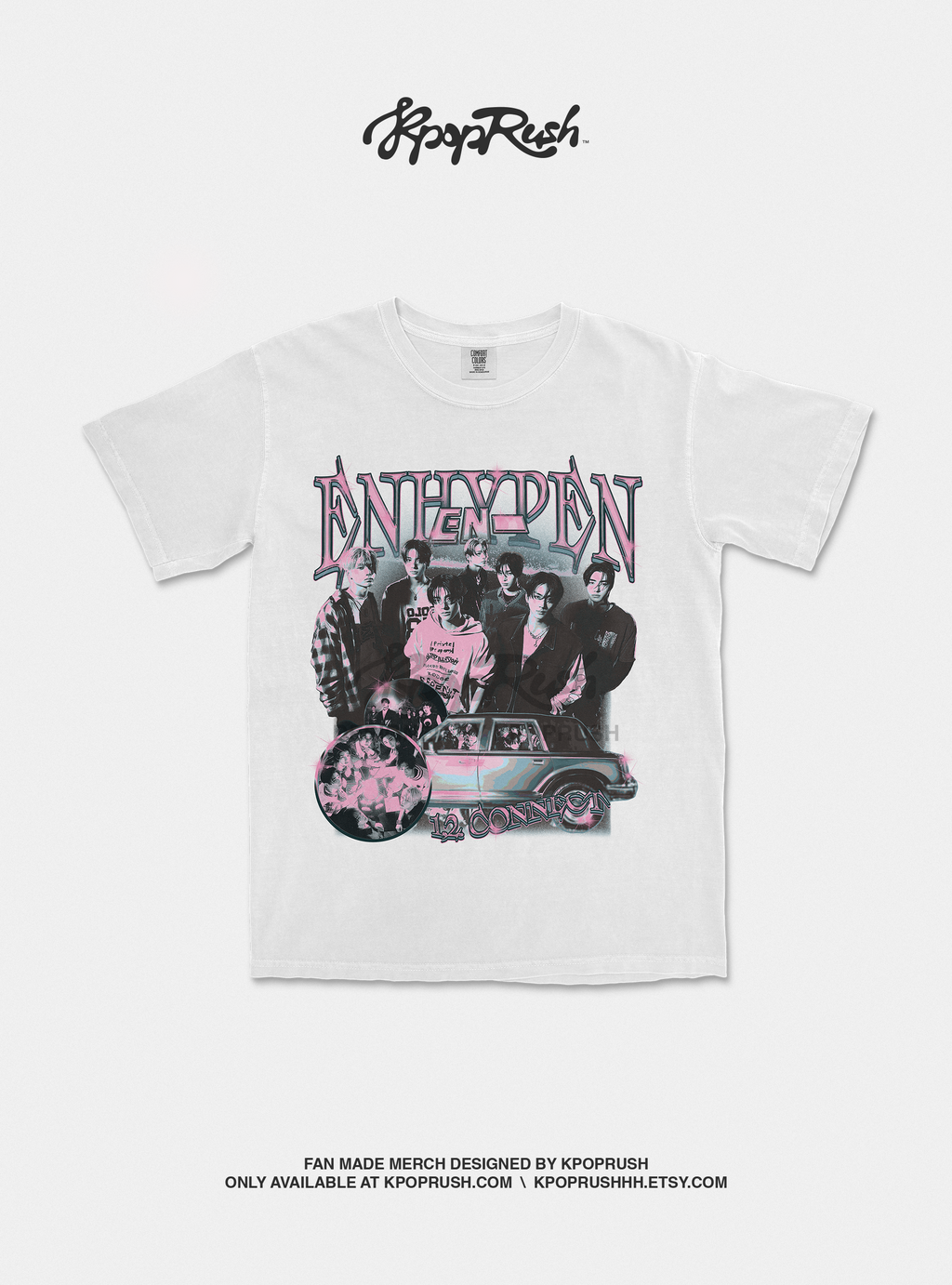 ENHYPEN 90s Vintage Bootleg Graphic T Shirt