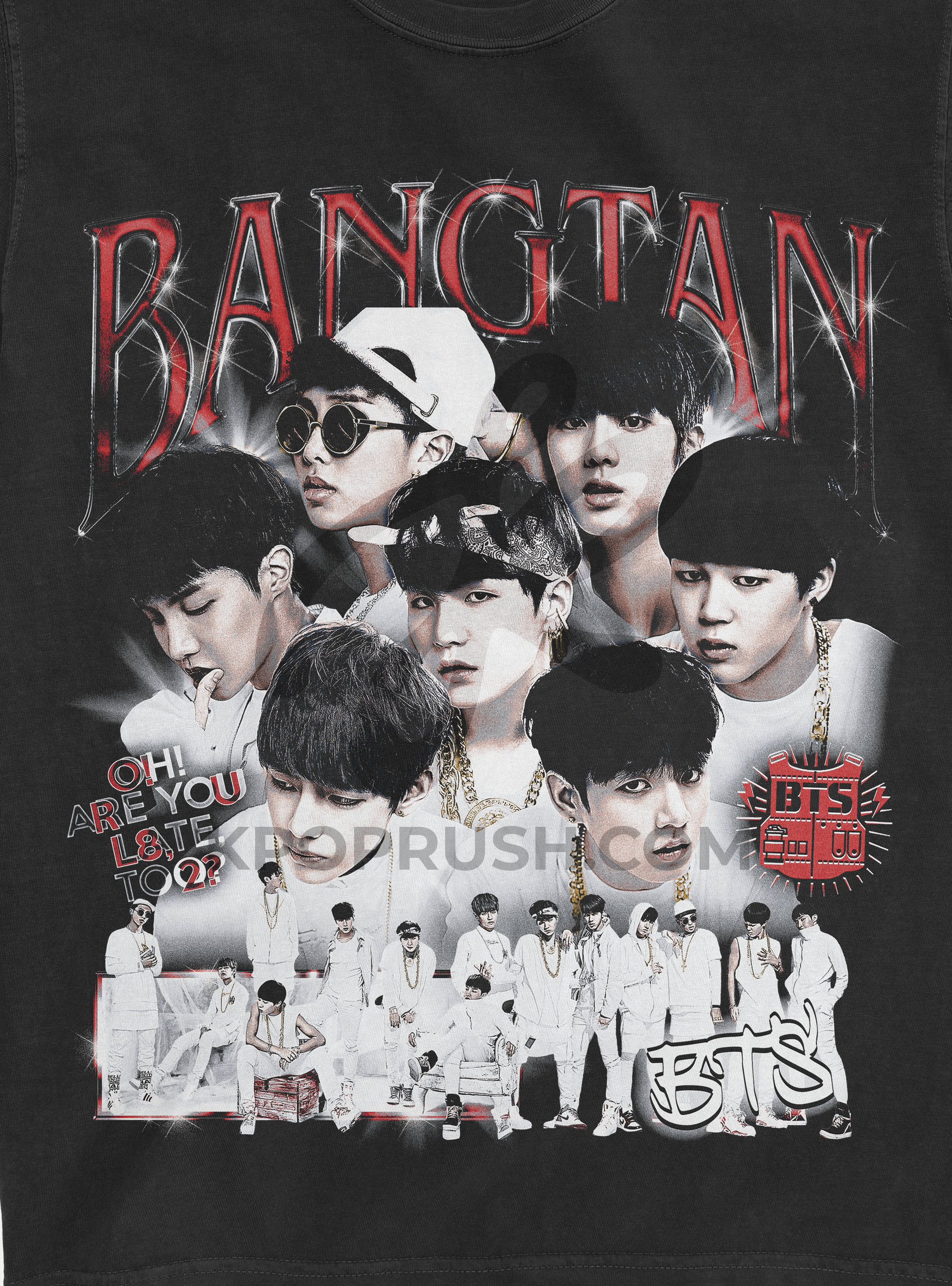 BTS ORUL82? Vintage Graphic T Shirt